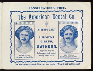 view The American Dental Co. Advertisment, 1900.