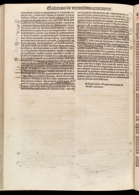 Practica Jo. Serapionis. Index operum in hoc volumine contentorum / Practica Joannis Serapionis aliter Breviarium nuncupata. Liber Serapionis de simplici medicina, sumpta a plantis, mineralibus et animalibus. Liber Galeni ad Papiam, de virtute centaureae. Practica Joannis Platearii. ... Liber de simplici medicina ejusdem Platearii vulgariter Circa instans dictus. Thesaurus pauperum ab Joanne XX. Pon. Max. qui antea Petrus Hispanus dicebatur. Multa continens a diversis auctoribus medicine scripta nunquam antea impressus. Cum tabula ... recenter addita.