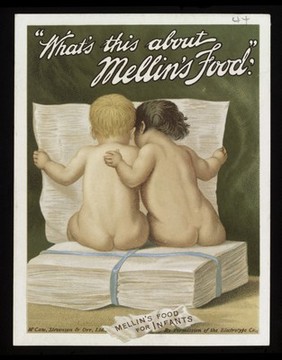 Mellin's Food for infants, Advertisment Card