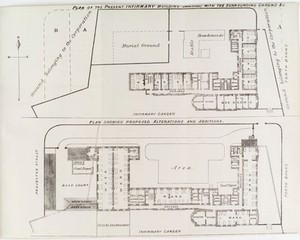 view Plan of Newcastle Infirmary with proposed alterations