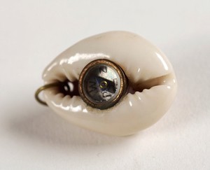 view Compass encased within a shell, good luck charm