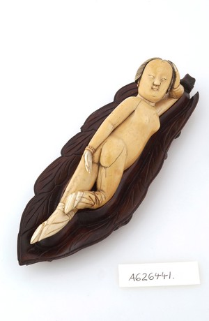 view Chinese ivory diagnostic doll used by female patients to indicate where their symptoms were.