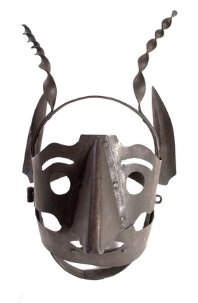An Iron 'scolds bridle' mask used to publicaly humiliate