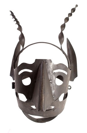 view An Iron 'scolds bridle' mask used to publicaly humiliate