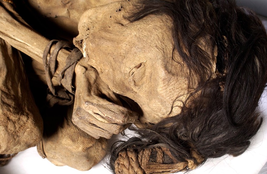 Peruvian mummified male, c.1200-1400