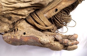 view Peruvian mummified male, c.1200-1400