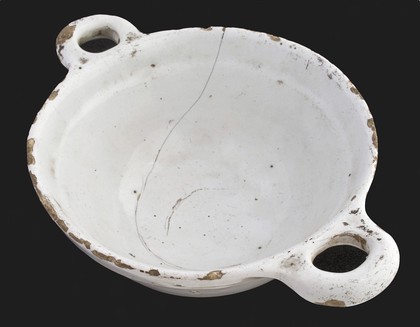 Tin-glazed earthenware bleeding bowl