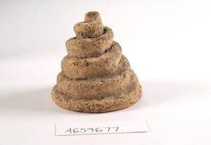 view A clay-baked organ, Roman votive offering