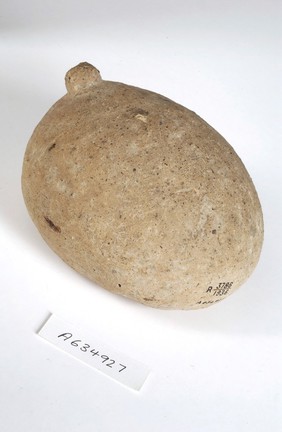 A clay-baked breast, Roman votive offering