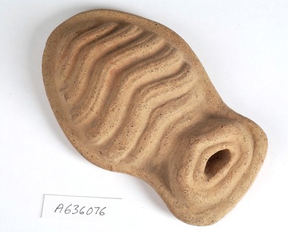 Clay-backed uterus. Roman votive offering