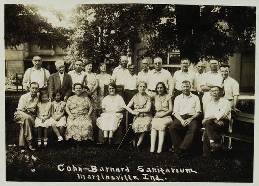 Patients at a sanitorium, Indiana, USA, c. 1926