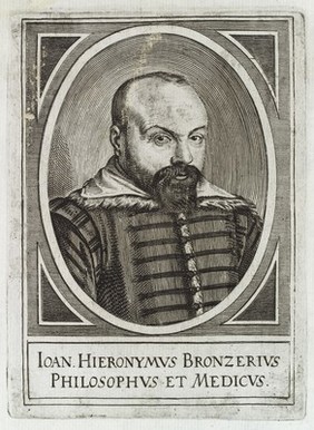 Giovanni Girolamo Bronziero (Bronzerius). Line engraving, 1640.