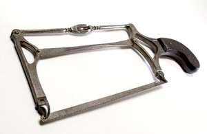 view Adjustable bow-frame (Butcher's) competition saw by Mathews, London