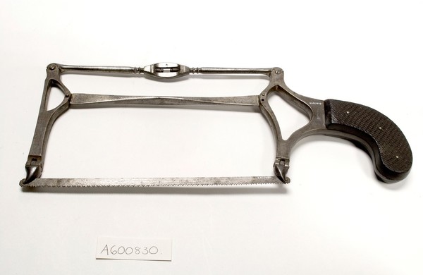 Adjustable bow-frame (Butcher's) competition saw by Mathews, London