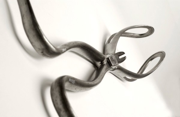 A set of obstetrical forceps