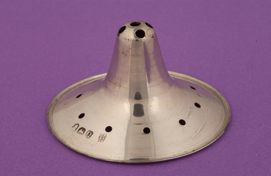 Silver nipple shield