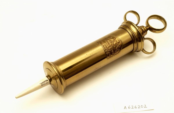 Enema syringe, London, England, 1866-1927