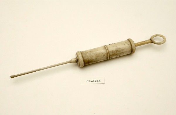 Ivory enema syringe