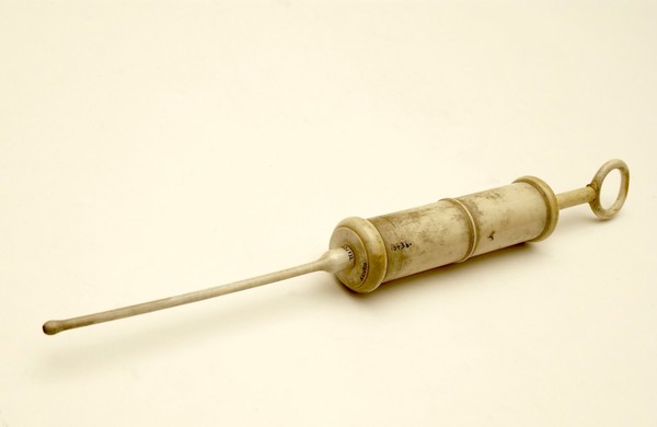 Ivory enema syringe