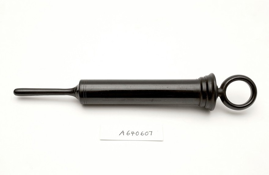 Ebony enema syringe