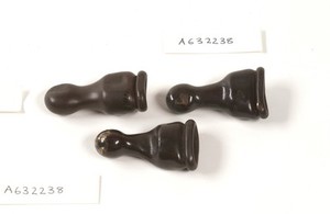 view Rubber teats made by Maw, London.