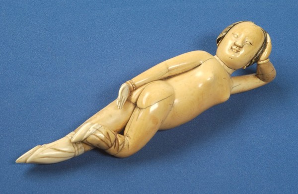 Chinese ivory diagnostic doll used by female patients to indicate where their symptoms were.