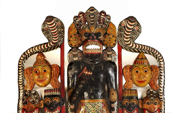 Sinhalese mask used in exorcism