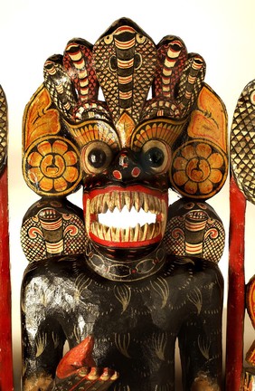 Sinhalese mask used in exorcism