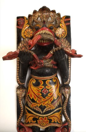 Detail from a Sri Lankan mask