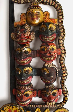 Detail from a Sri Lankan mask