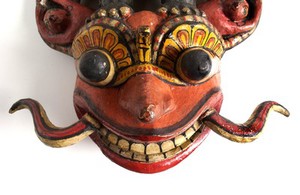 view Detail from a Sri Lankan mask