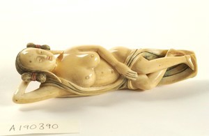 view Chinese ivory diagnostic doll, used by female patients to indicate where their symptoms were.