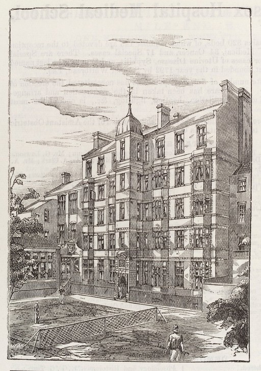 The Middlesex Hospital, engraving 1897