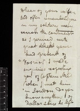 Letter from David Livingstone 1841 to 1865