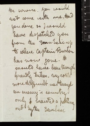 view Letter from David Livingstone 1841 to 1865