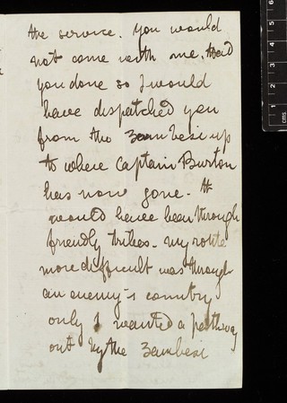 Letter from David Livingstone 1841 to 1865