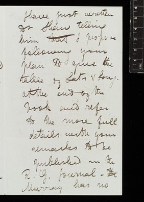 Letter from David Livingstone 1841 to 1865