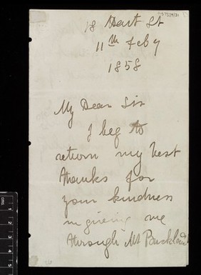 Letter from David Livingstone 1841 to 1865