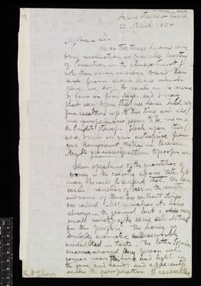 Letter from David Livingstone 1841 to 1865