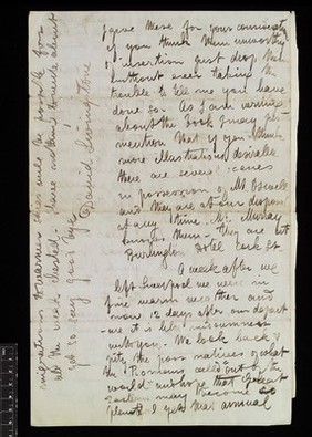 Letter from David Livingstone 1841 to 1865