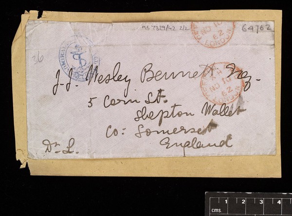 Letter from David Livingstone 1841 to 1865