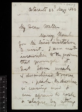 Letter from David Livingstone 1841 to 1865