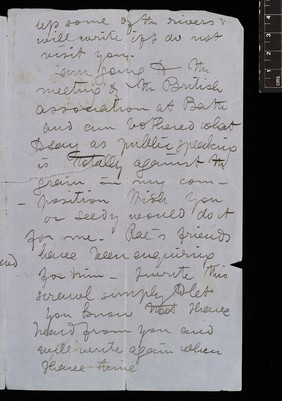 Letter from David Livingstone 1841 to 1865