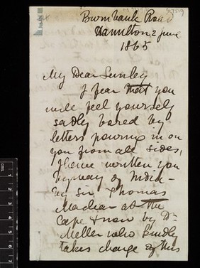 Letter from David Livingstone 1841 to 1865