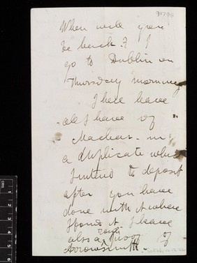Letter from David Livingstone 1841 to 1865