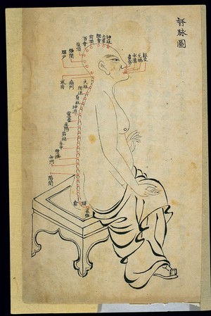 view Acu-moxa chart: dumai (Governor Vessel), Chinese MS, Qing