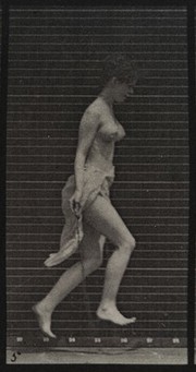 A woman skipping. Collotype after Eadweard Muybridge, 1887.