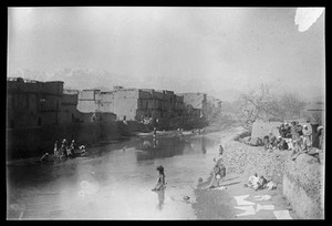 view View of the Kabul River to the West