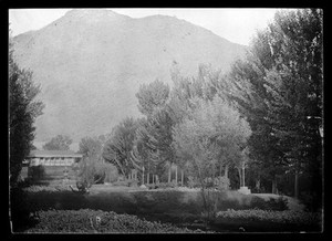 view Bagh-e Babor on the western slope of mountain