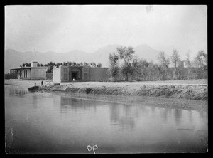 view Bagrami pavilion, east of Kabul.